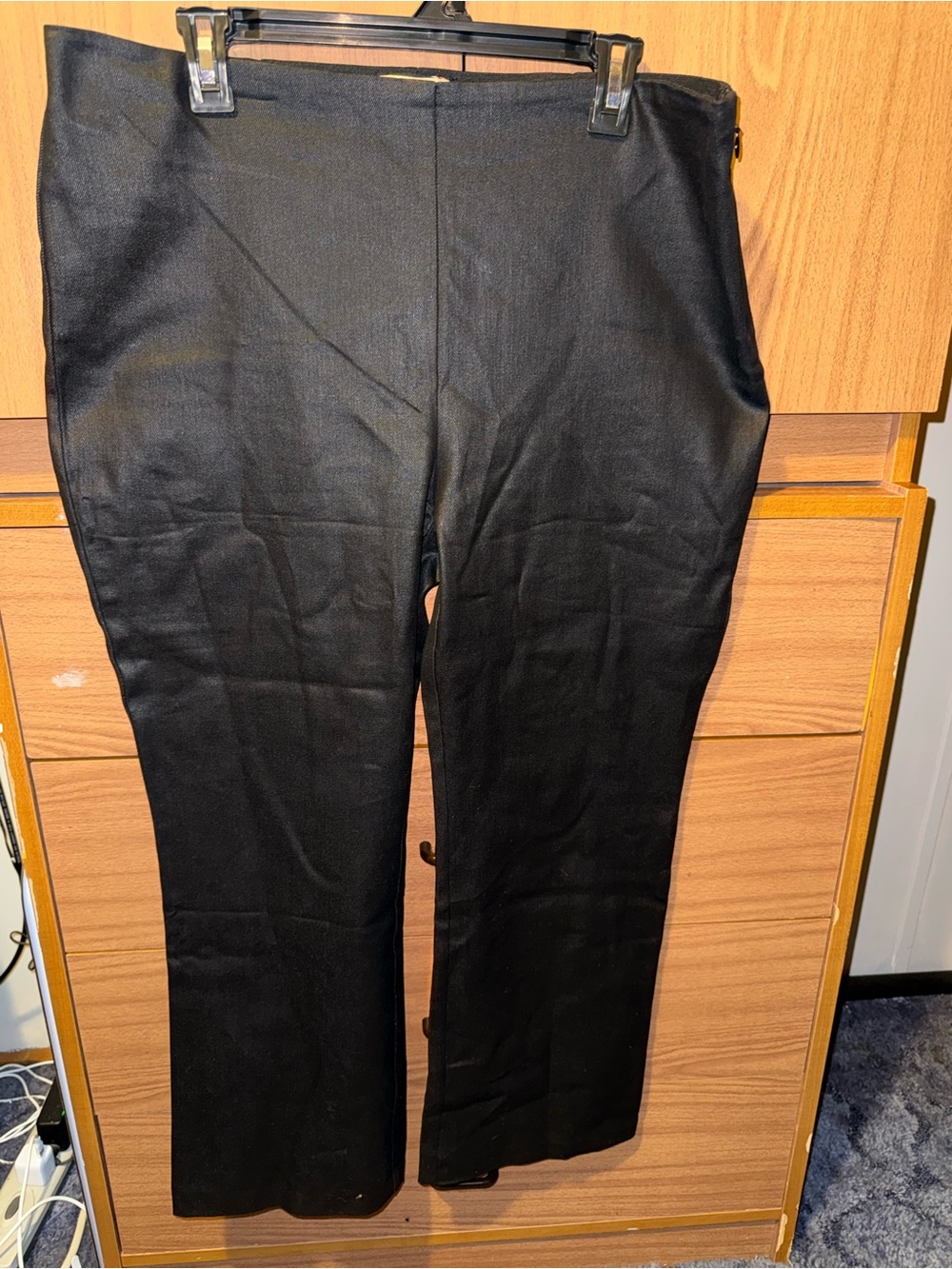 TUCKERNUCK black wax ashford pant View 2